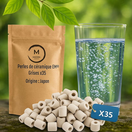 Perles de Céramique Japonaises EM® – 35 pièces (grises)